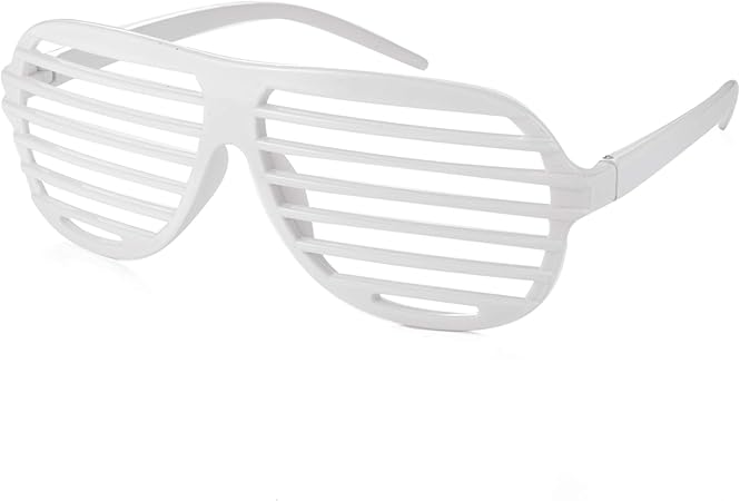 cheap white plastic sunglasses