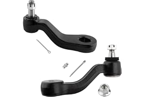 WEDOAUTO 2Pcs Front Steering Pitman & Idler Arm Set Kit Fit For Cadillac Escalade For Chevrolet & For GMC C1500 C2500 K1500 K2500 Suburban K3500 Yukon Tahoe Blazer Truck Replace# K6335 K6447