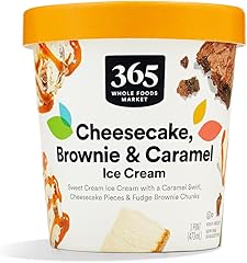 365 by Whole Foods Market Cheesecake, Brownie & Caramel Ice Cream, 1 PT