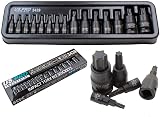 US PRO 15pc Impact Torx Bit Socket Set 1/4 3/8 1/2 Drive T6-T70 US Pro view 1