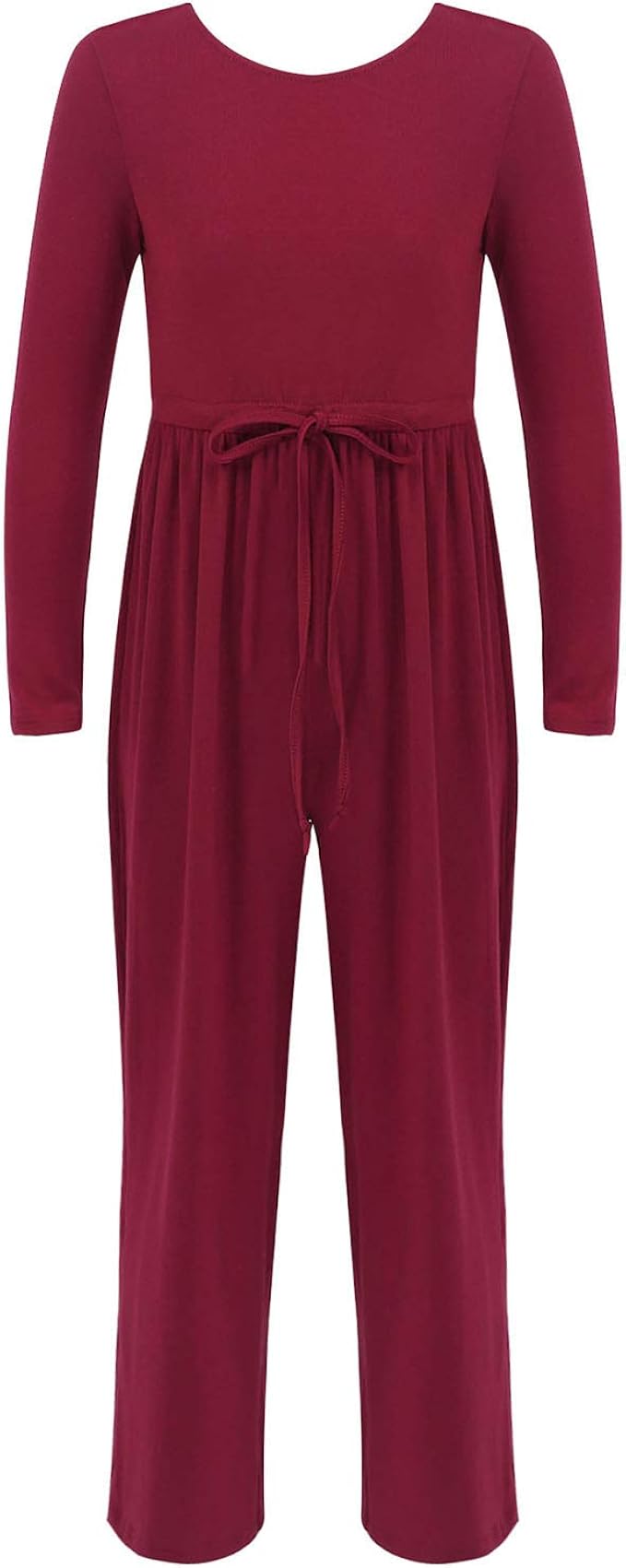 YiZYiF Mädchen Overall ärmellos Aus Chiffon - Leichter Sommer-Playsuit Mit Weiten Beinen
