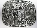 Hesston 2012 National Finals Rodeo Adult Belt Buckle, New Wrangler NFR