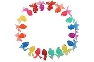 Set of 20 Soft Rubber Goldfish Bath Toys for Indoor and Outdoor Water Play to Inspire Imaginative For Fun