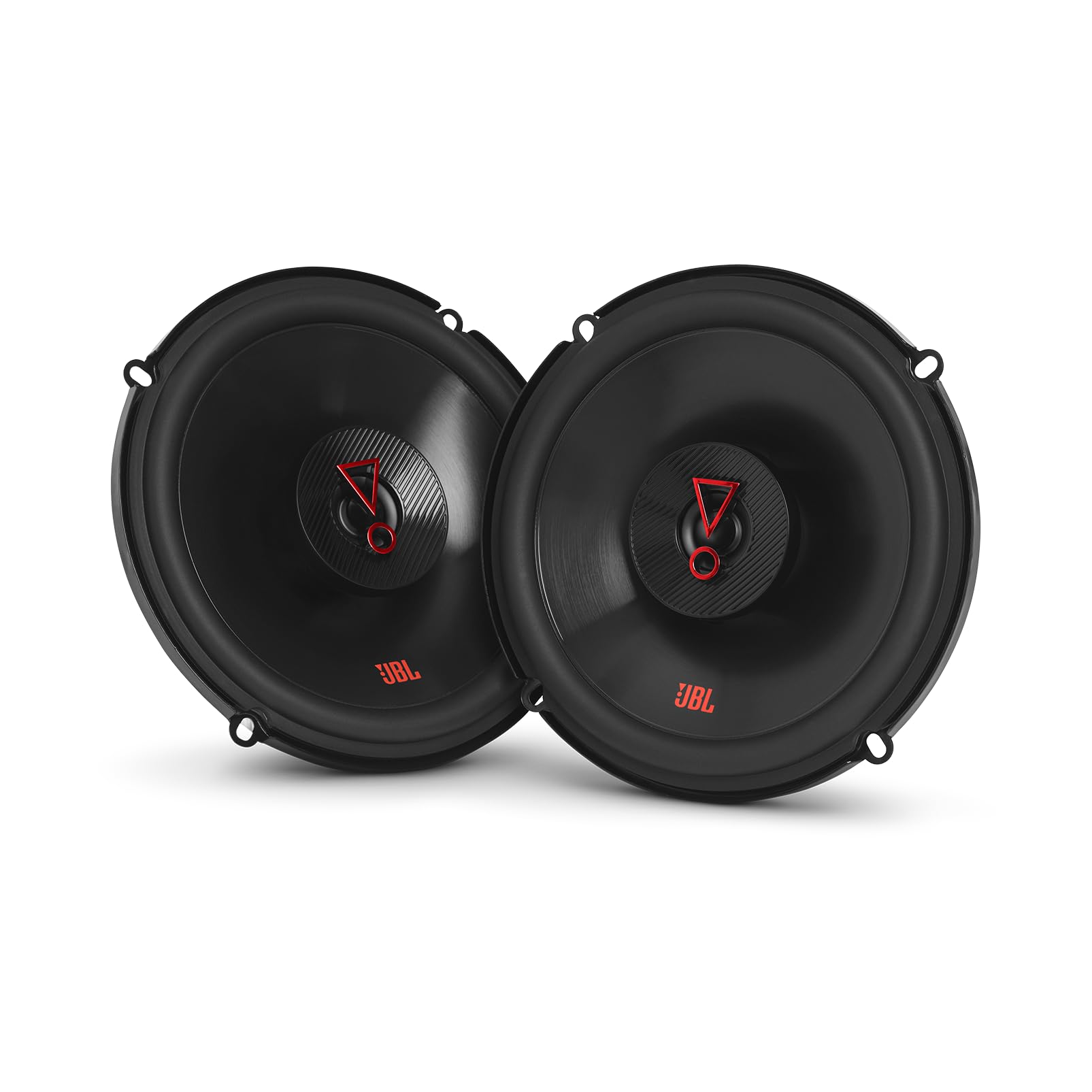 JBL Stage3 627F 6.5 Inch 165mm 2-Way Coaxial Car Speakers 225W Peak Power Auto Audio Sound System with Plus One Woofers and Edge Driven Dome Tweeters No Grills Pair