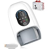 Musugy Hand Massager with Heat and Compression : Full-Hand and Wrist Coverage with Touchscreen & Palm Roller – Designed for Daily Comfort at Home, Office, or Travel