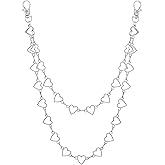 HAQUIL Punk Gothic Heart Layer Jeans Chain Long Tassel Metal Waist Chain Women Adjustable Body Link Belts Body Belly Jewelry