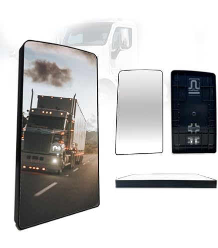 Main Mirror Upper Glass W/ Defrost Heat For Kenworth T660 T800 T370 T800 T2000 E - Foto 11