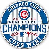 Chicago Cubs 2016 World Series Champions Magnet Pinstripe 12