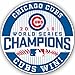 Chicago Cubs 2016 World Series Champions Magnet Pinstripe 12