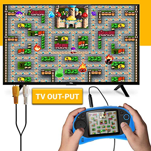 IQ Toys Handheld Arcade Game Zone Player Console Classic 200 Preloaded