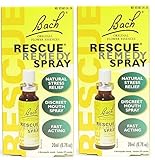 Bach Flower Remedies Essences Rescue Remedy Spray Original Flower -- 0.7 fl oz (Pack of 2)