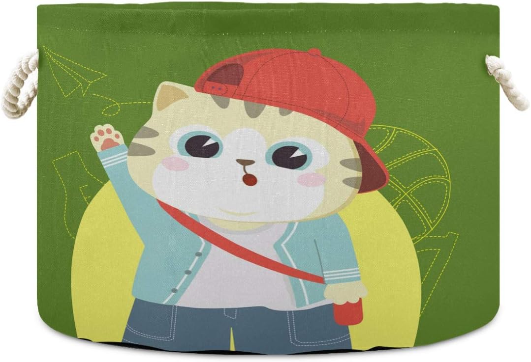Cesta de almacenamiento para niños, diseño de conejo y banquero de
