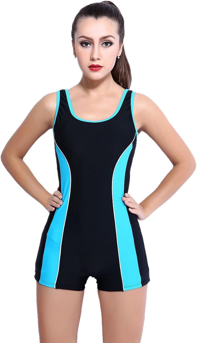 Young17 Women's Boyleg Boxer Shorts Scoopback Athletic