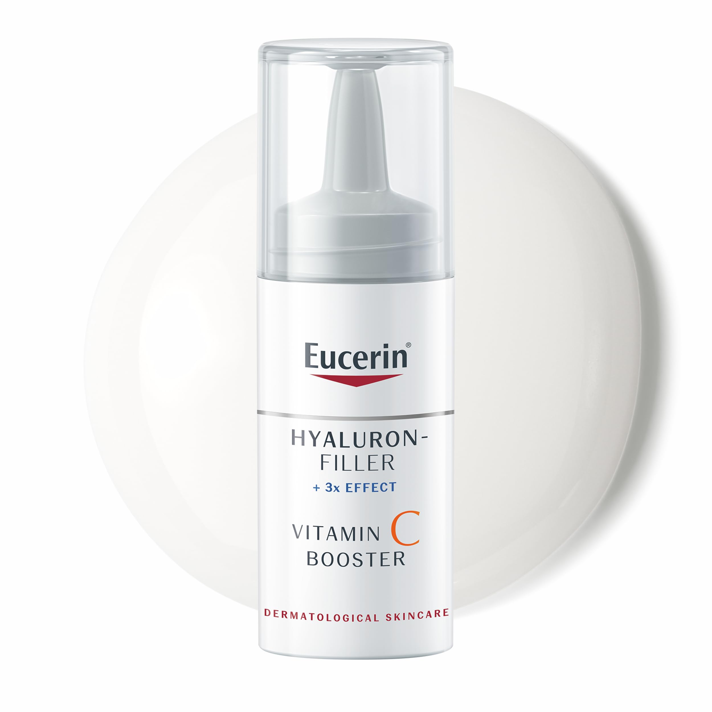 Eucerin Hyaluron-Filler Vitamin C Booster 8ml, Nourishing Facial Serum to Strengthen and Smooth Skin, Advanced Skincare with Hyaluronic Acid and Vitamin C