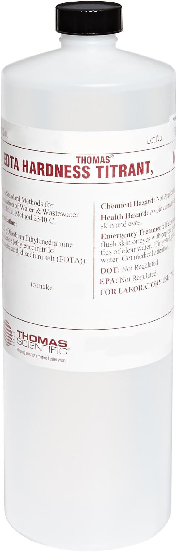 Thomas EDTA Titrant, 0.0100 Molar, 1L Volume