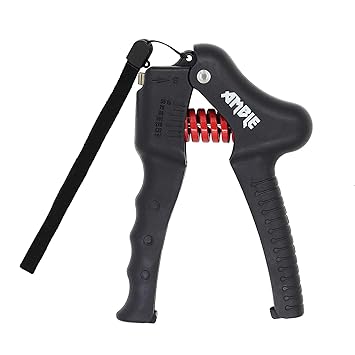 Amble Fingerhanteln - Einstellbarer Handtrainer (25-70 Kg / 55-154 LB) für Handgriffs, Finger, Unterarme und Handgelenke