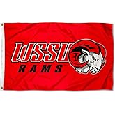Winston Salem State Rams Wordmark Flag