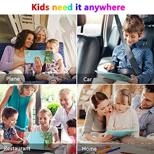 FVEREY LCD Writing Tablet Doodle Board for Kids 10 Inch Colorful Educational Drawing Tablet Erasable Reusable Electronic Writing Pads Toys Gifts for 3 4 5 6 7 Year Old Age Boys Girls(Blue)