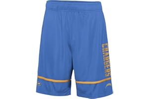 Outerstuff NFL Men's Rusher Performance Lightweight Shorts with Team Name and Logo