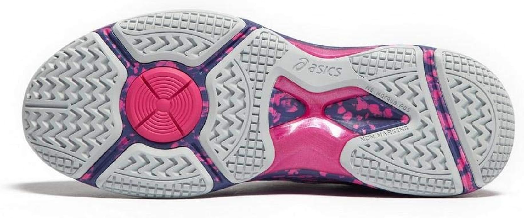 asics gel netburner ballistic grey netball trainers