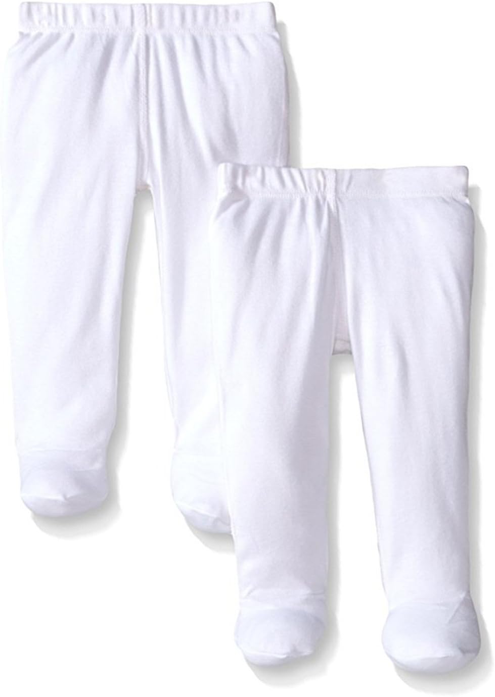 Unisex Baby 2 Pack 100% Cotton Footed Underwear Pants Infants Ultra Soft Cotton Footie
