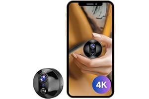 KinetCam Indoor Camera Security Camera, 2K HD Live Video, Wireless Wi-Fi Small Camera, Pet Camera, Auto Night Vision,Recharge
