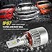 YUMSEEN Upgraded LED Headlight Kit Perfect Beam Pattern Bulbs - H11 (H8, H9) - 72w 7,600Lm 6K Cool White Philips Chips - 2 Yr Warranty (H11(H8,H9))