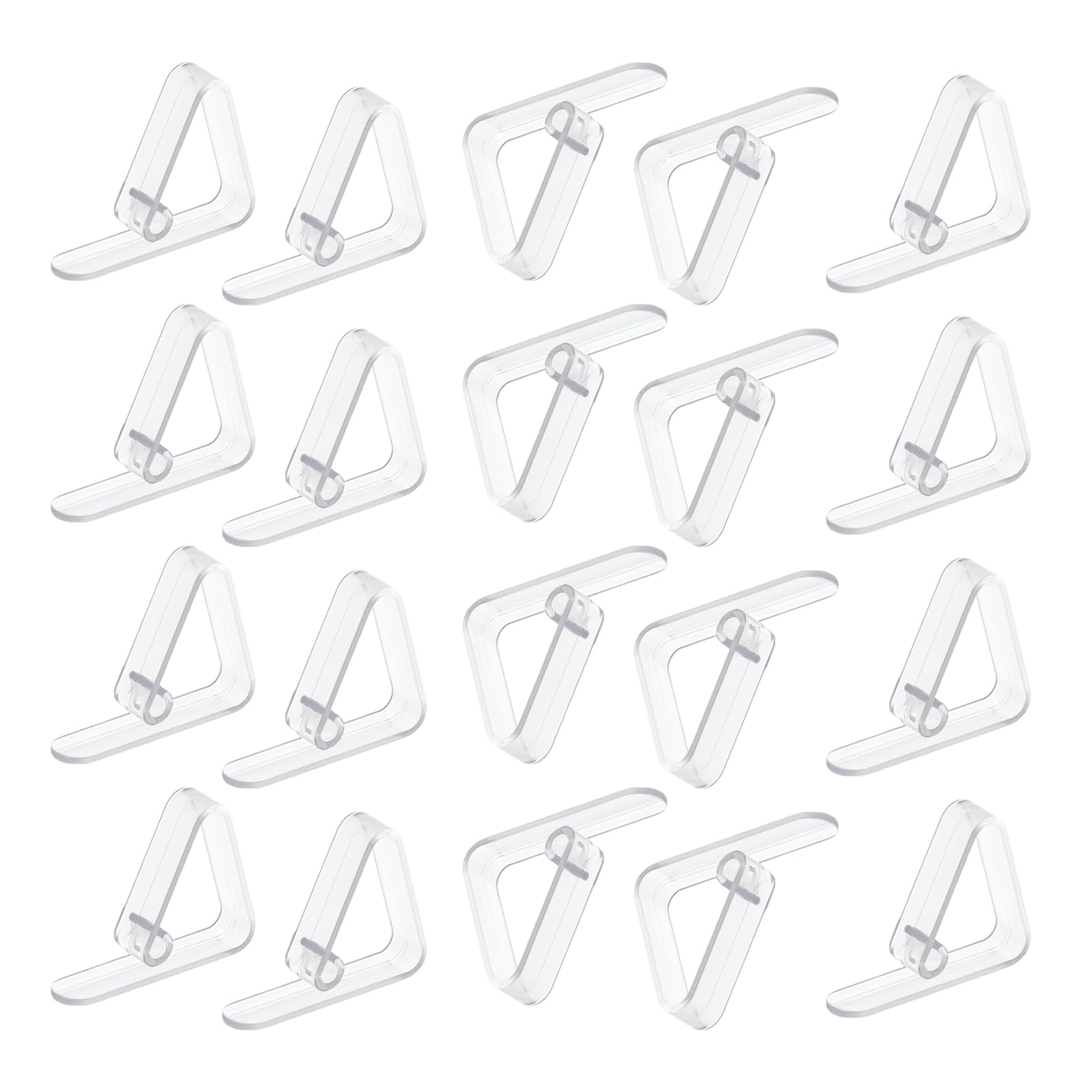MAEXUS® Transparent tablecloth clips for tablecloth, pack of 24 tablecloth clips for the garden, tablecloth clips for outdoor picnics, garden parties, weddings, campsite