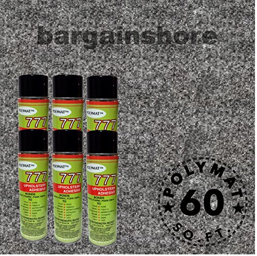 16ft x 3.75ft + 6 (777) GLUE ADHESIVE CANS CHARCOAL FOR STORE DISPLAYS COUNTERS FIXTURES Trade show back drop wall dÃ©cor FELT CARPET