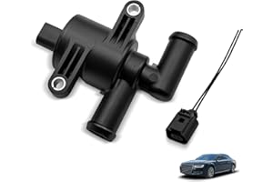 USELECTION 4H0121671D Heater Control Solenoid Valve and Plug Kit with Connector Fit for Volkswagen Golf Atlas Jetta Tiguan GTI for Audi A3 A4 A5 A6 A7 A8 Q3 Q5 Q7 Q8 S3 S6 S7 S8 RS7 TT HVAC 4H0121671B