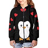 Coloranimal Kids Clothes Full Zip Up Hoody Sweatshirts for Girls and Boys Active Hoodies Ages 6-16year