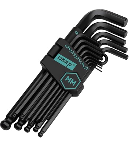 Steelman 13-Piece Long Arm Hex Key Wrench Set, Metric (MM