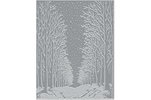 Hero Arts HP101 Snowy Night Letterpress and Foil Plate
