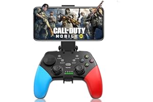 arVin Game Controller for iPhone/iOS/Android/PC/Steam Deck with Phone Holder, Turbo, Wireless Gamepad Joystick for iPhone 14/