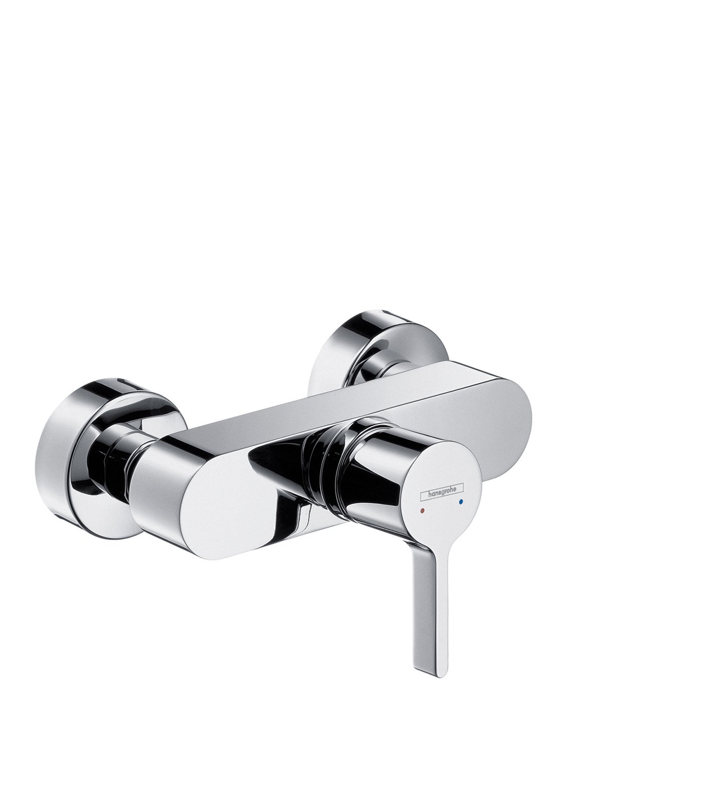 hansgrohe Metris S wall mounted shower mixer, chrome