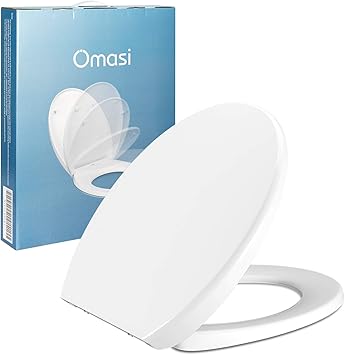 Omasi Toilettendeckel Wc Sitz Oval Klodeckel Mit Quick Release Funktion Und Softclose Absenkautomatik Klo Deckel Abnehmbar Toilettensitz Einfach Zu Installieren Amazon De Baumarkt