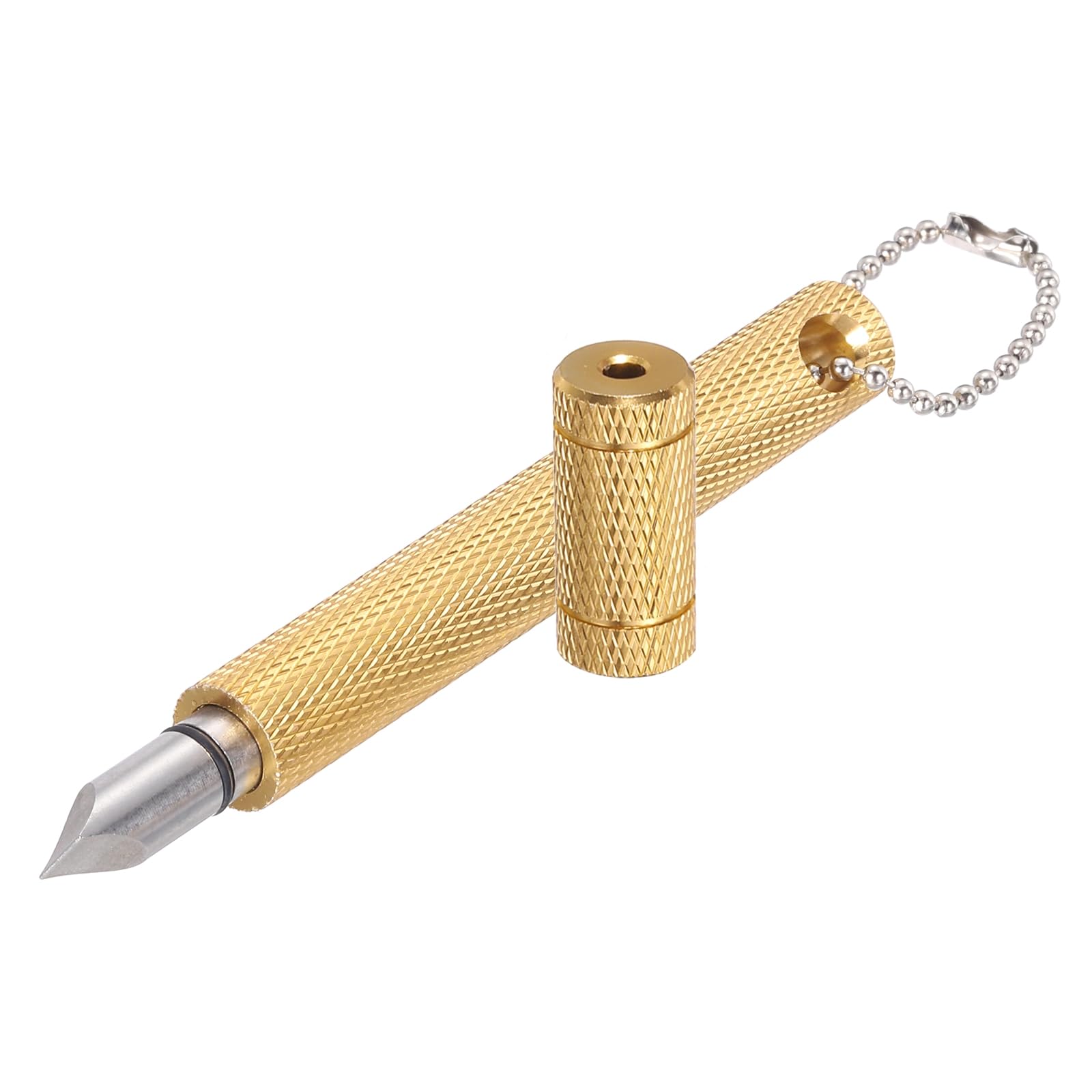 PATIKIL Golf Club Groove Sharpener, Golf Club Sharpeners Re-Grooving Tool and Cleaner for Men U & V-Grooves Wedges Irons Generate Optimal Back Spin, Gold