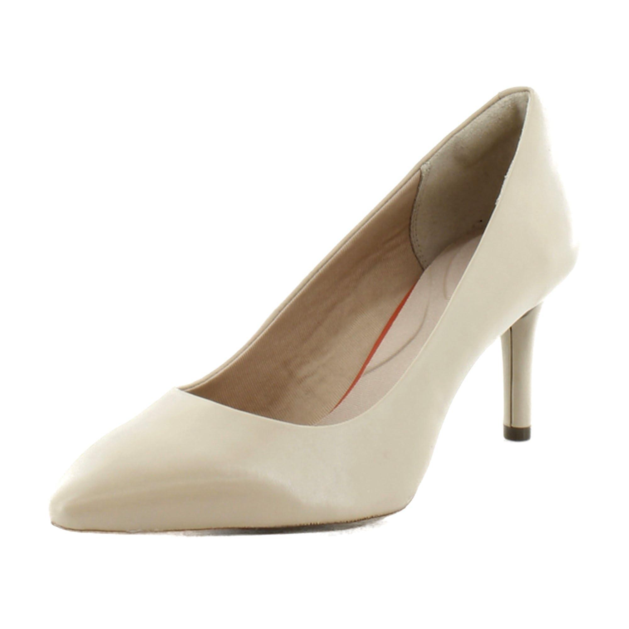 Rockport Women’s Total Motion 75mm Pointed Toe Pump, Neutral Beig, 9