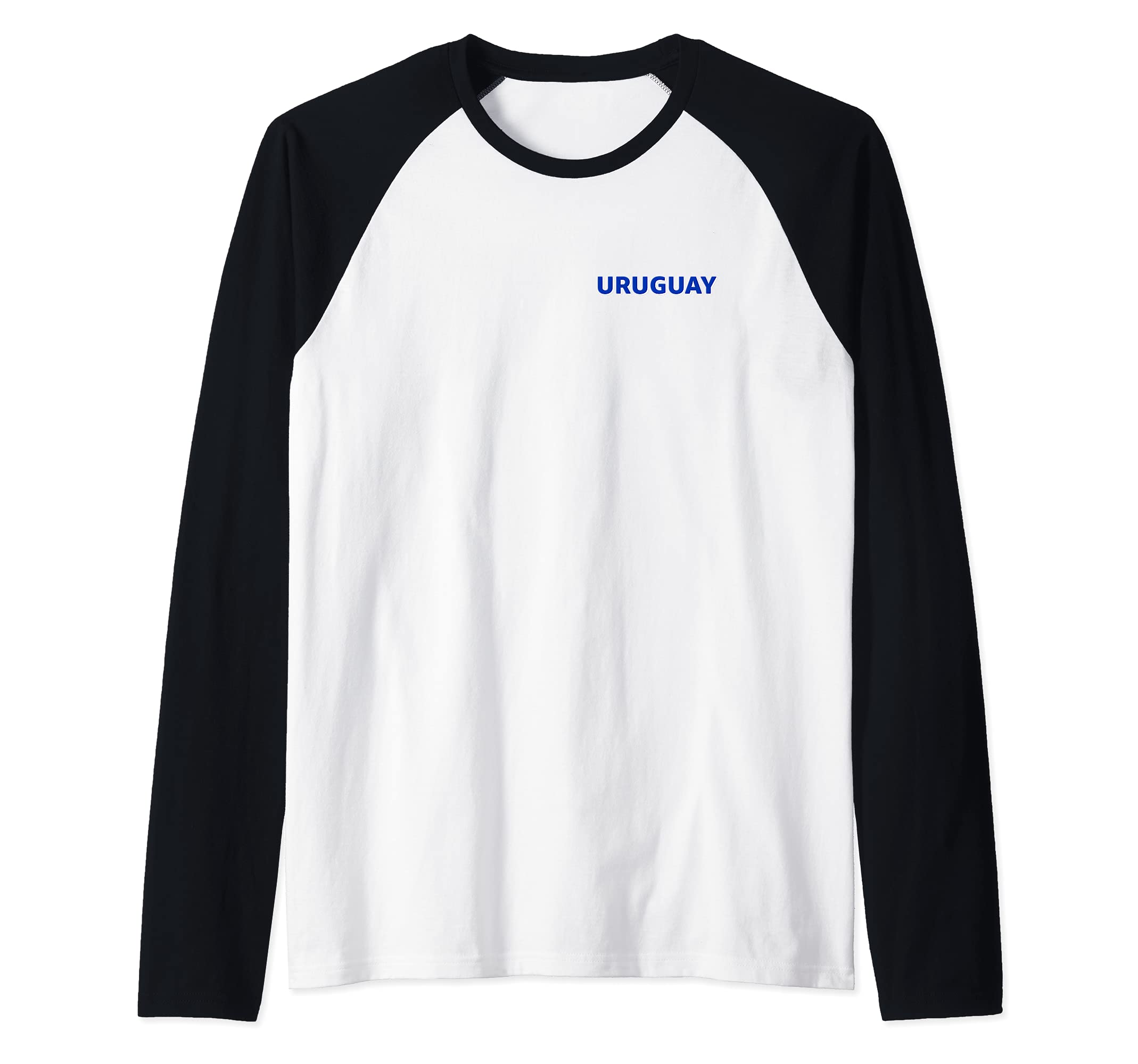 Flag Uruguay Raglan Baseball Tee