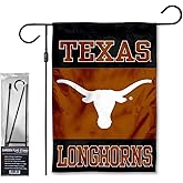 Texas Longhorns Garden Banner Flag with Stand Pole Holder
