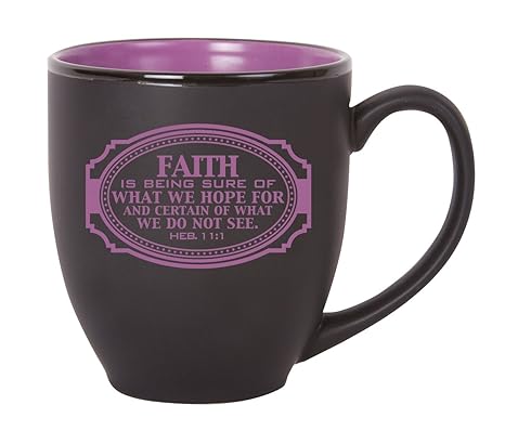 Amazon.com: James Lawrence Fe Bistro Taza 16 oz hebrews 11 ...