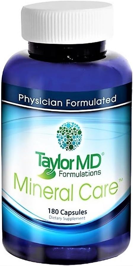 Mineral Care Supplement – Anti-inflammatory, Antioxidant, Bone & Muscle Supplement, Hormone, Immune Support. Best for Men & Women Fitness, Weight Management Minerals with Betaine HCI & Protein Digestion - Physician Formulated & Clinically Tested - Guaranteed by Taylor MD Formulations.