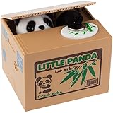 Piggy Bank Stealing Coin Cat Box Can Electronic Money Bank Saving Box ATM Bank Safe Locks Panda Smart Voice Prompt Money Pigg