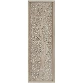 Madison Park Laurel Wall Art - Laser Cut Carved Botanical Tree Branches, Genuine Fir Wooden Framed, Rustic Finish - Modern Farmhouse D&eacute;cor for Living Room, Ready to Hang Panel, 12 x 36, Natural