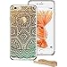 iPhone 6 Plus Case,iPhone 6s Plus Case, ESR Totem Henna Mandala Floral Pattern Design with Soft TPU Bumper+Hard PC Back Cover for 5.5