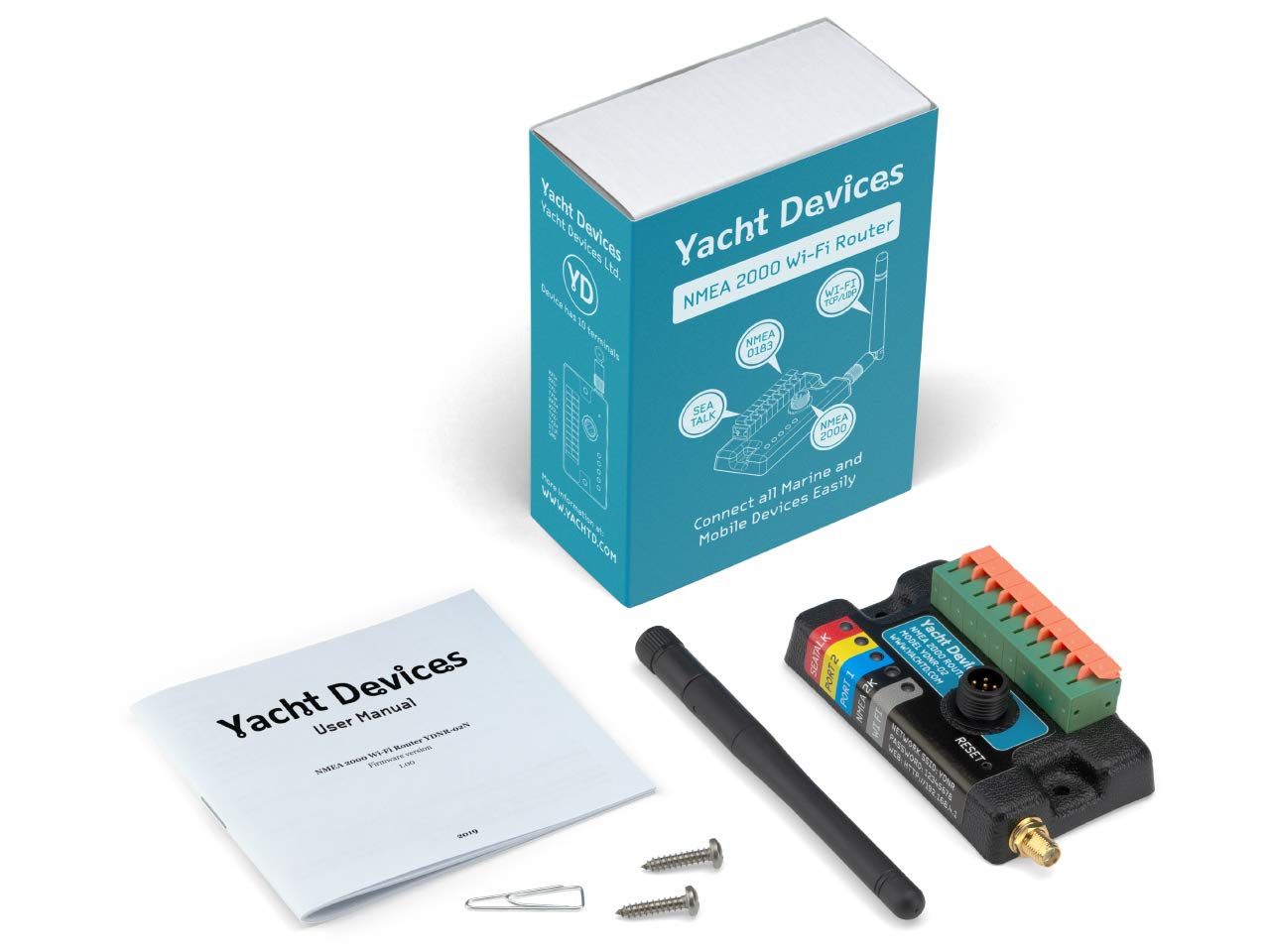 Yacht Devices NMEA 2000 Wi-Fi Router (Marine) with Seatalk and NMEA 0183 support YDNR-02N