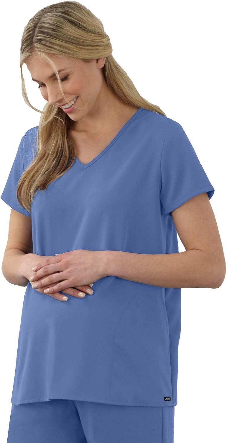 Jockey 2462 Women's Maternity Pleated Back Scrub Top Comfort
