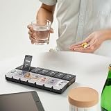 Mossime Weekly Pill Box 7-Day XL AM PM Organizer 14 Compartments Large view 8