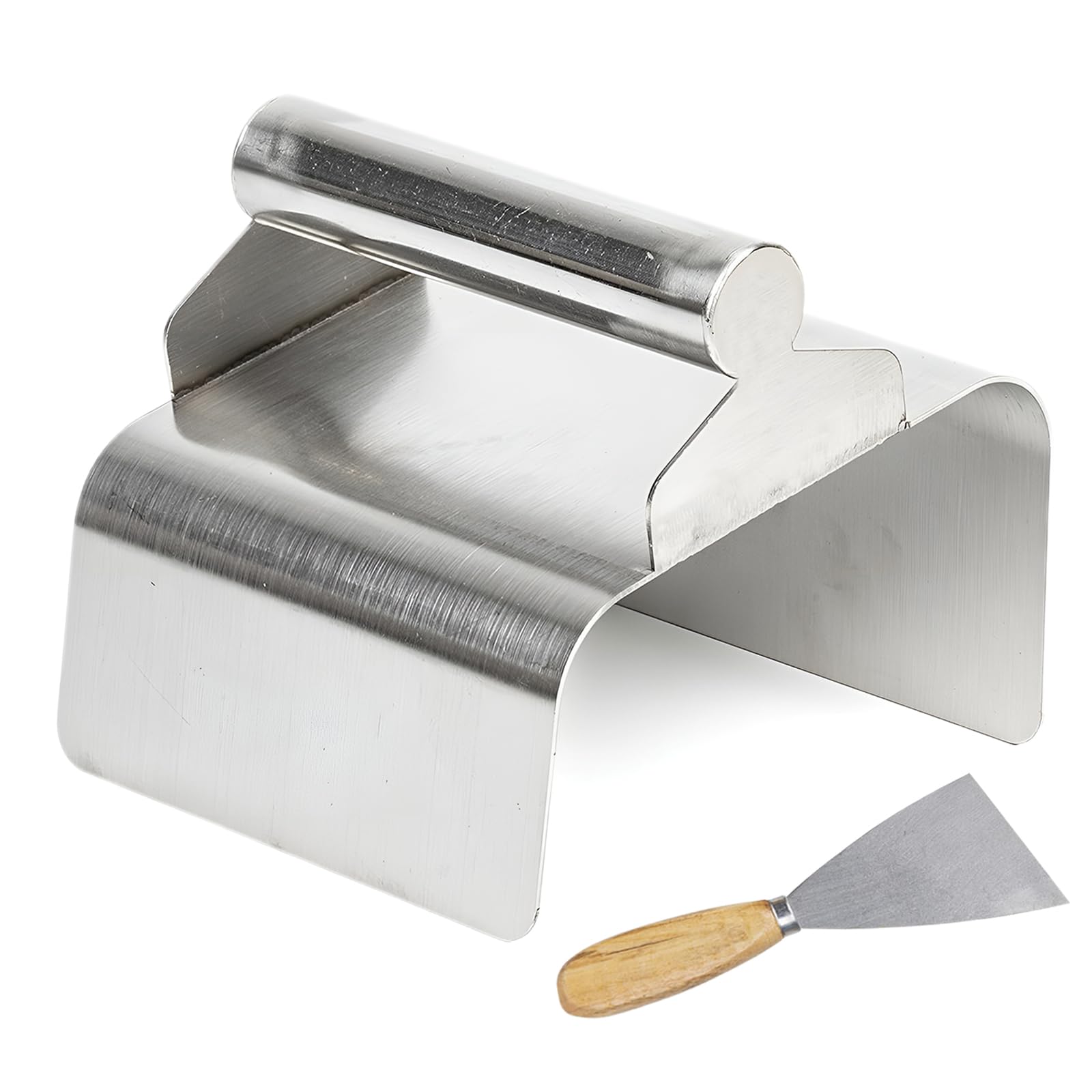 Photo 1 of (see images) Concrete Curb Trowel Edger, Concrete Curbing Trowel, Concrete Curb Hand Tool, Curb Tool for Concrete Edging, Landscape Curb Trowel 