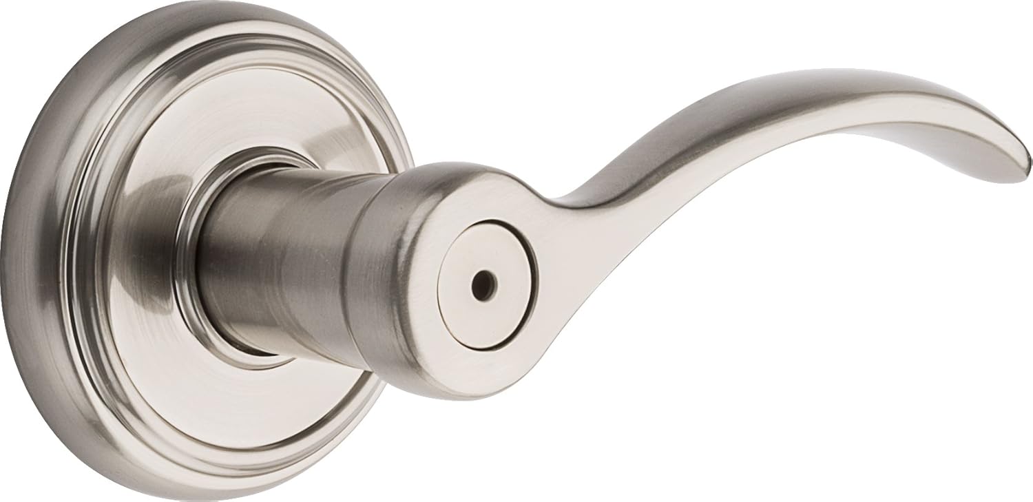 Baldwin Prestige Tobin Bed/Bath Lever in Satin Nickel